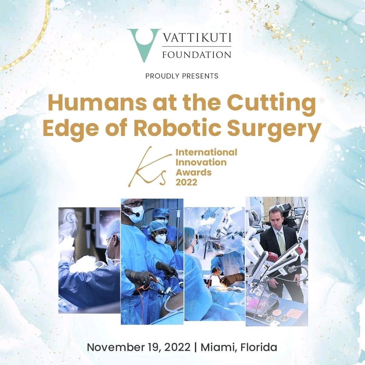 Διεθνές βραβείο καινοτομίας στη ρομποτική χειρουργική στα KS International Awards